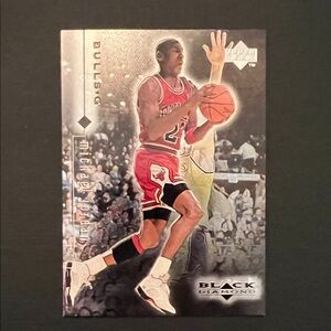 Michael Jordan Upper Deck Black Diamond Basketball Card